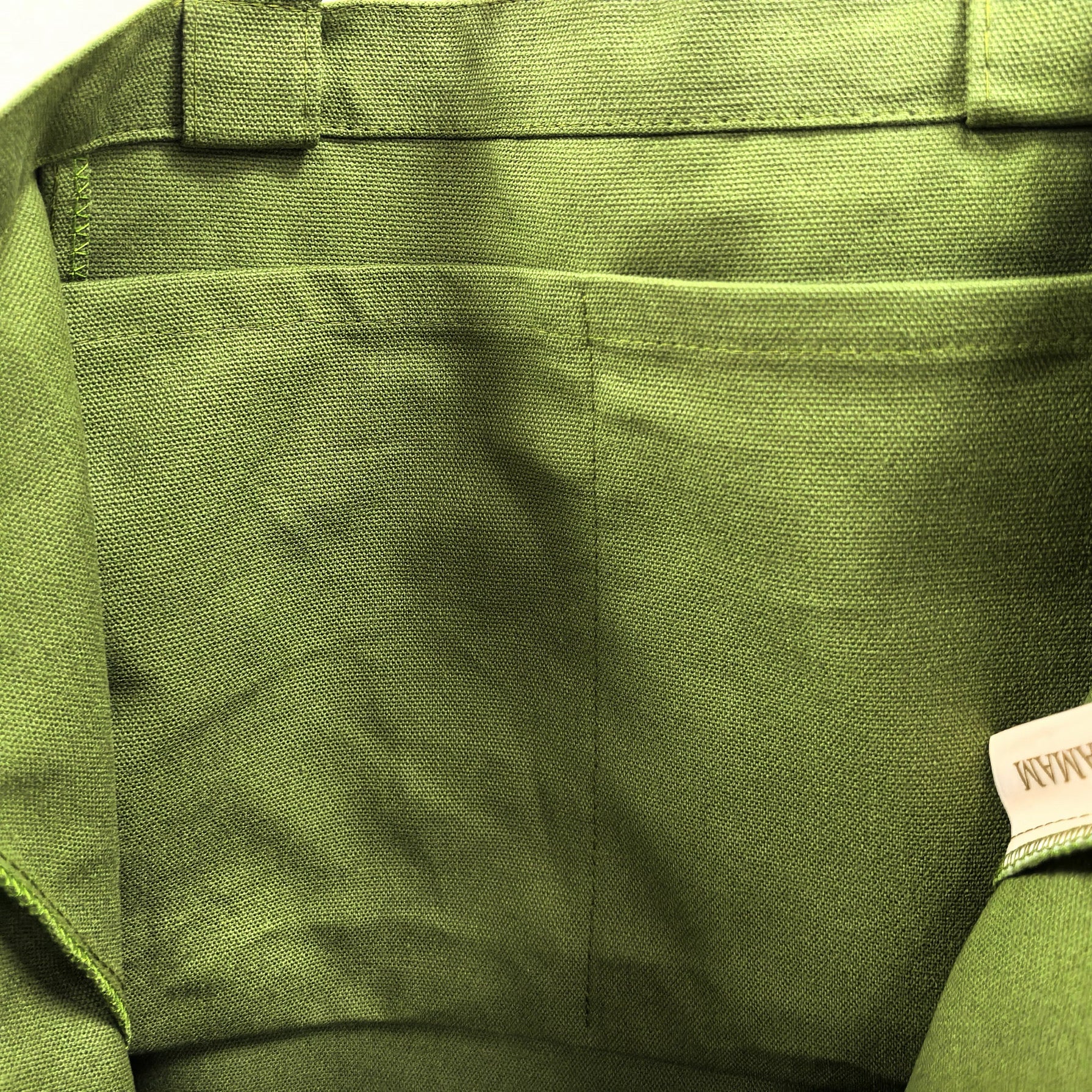 Green Cotton Tote bag